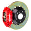 Kies-Motorsports Brembo Brembo 08-13 135i (E81/E82/E88) Rear GT BBK 4 Piston Cast 345x28 2pc Rotor Slotted Type-1-Red
