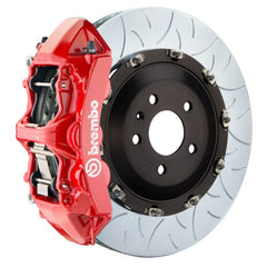 Kies-Motorsports Brembo Brembo 08-13 BMW M3/11-12 1M Front GT BBK 6 Piston Cast 380x34 2pc Rotor Slotted Type3-Red