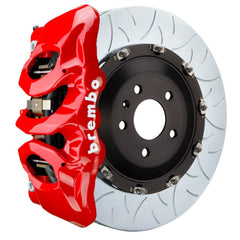 Kies-Motorsports Brembo Brembo 08-13 BMW M3 (E90/E92/E93) Front GT BBK 6 Piston Cast 380x34 2pc Rotor Slotted Type-3 - Red
