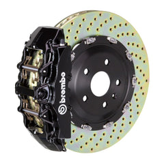 Kies-Motorsports Brembo Brembo 08-13 M3 (E90/E92/E93) Front GT BBK 6 Piston Cast 380x34 2pc Rotor Drilled-Black