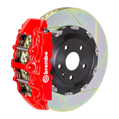 Kies-Motorsports Brembo Brembo 08-13 M3 (E90/E92/E93) Front GT BBK 6 Piston Cast 380x34 2pc Rotor Slotted Type-1-Red