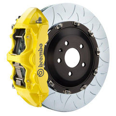 Kies-Motorsports Brembo Brembo 08-13 M3 (E90/E92/E93) Front GT BBK 6 Piston Cast 380x34 2pc Rotor Slotted Type-3- Yellow