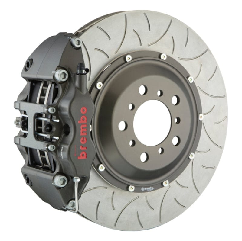 Kies-Motorsports Brembo Brembo 08-13 M3 (E90/E92/E93) PISTA Front Race BBK 6 Pist Forged380x34x6 5a 2pc Rotor T3-Clear HA