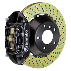 Kies-Motorsports Brembo Brembo 08-13 M3 (E90/E92/E93) Rear GT BBK 4 Piston Cast 380x28 2pc Rotor Drilled-Black