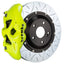 Kies-Motorsports Brembo Brembo 08-13 M3 Front GT BBK 6 Piston Cast 380x34 2pc Rotor Slotted Type3- Fluo. Yellow