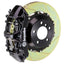 Kies-Motorsports Brembo Brembo 09-11 997.2 C4 (Excl PCCB) Fr GT BBK 6Pis Cast 380x32 2pc Rotor Slotted Type1-Black