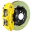 Kies-Motorsports Brembo Brembo 09-11 997.2 C4 (Excl PCCB) Fr GT BBK 6Pis Cast 380x32 2pc Rotor Slotted Type1-Yellow