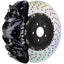 Kies-Motorsports Brembo Brembo 09-13 X5M Front GT BBK 8 Piston Cast 412x38 2pc Rotor Drilled-Black