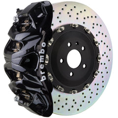 Kies-Motorsports Brembo Brembo 09-13 X5M Front GT BBK 8 Piston Cast 412x38 2pc Rotor Drilled-Black
