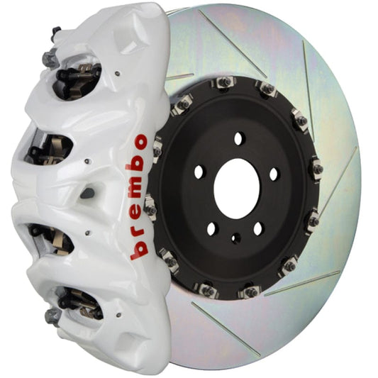 Kies-Motorsports Brembo Brembo 09-14 F150 2WD Front GT BBK 8 Piston Cast 412x38 2pc Rotor Slotted Type-1- White