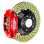 Kies-Motorsports Brembo Brembo 11-12 1M Rear GT BBK 4 Piston Cast 345x28 2pc Rotor Drilled-Red