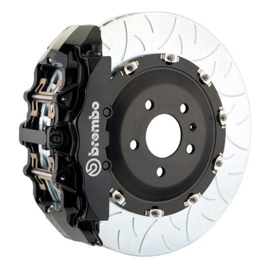 Kies-Motorsports Brembo Brembo 11-23 Charger w/V8 Exc AWD/SRT8 Fr GT BBK 6Pis Cast 380x34 2pc Rotor Slotted Type3-Black