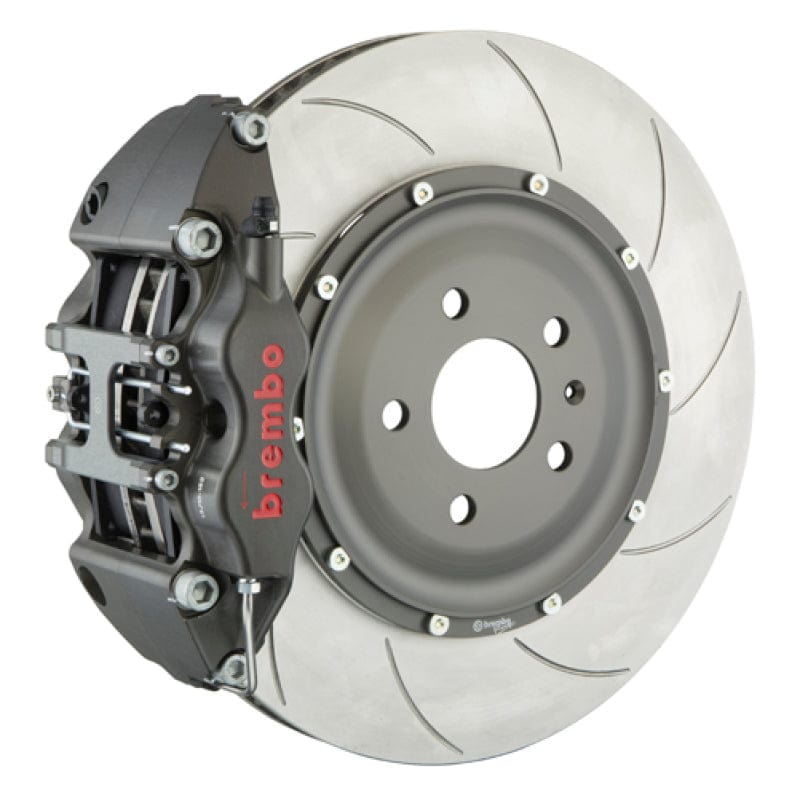 Kies-Motorsports Brembo Brembo 14+ 991 Turbo/Turbo S PISTA Front Race BBK 6 Pist Forged380x34x6 5a 2pc Rotor T5-Clear HA