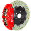 Kies-Motorsports Brembo Brembo 15-18 M3 (CC Brake Equipped) Front GT BBK 6 Piston Cast 380x34 2pc Rotor Drilled-Red