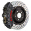 Kies-Motorsports Brembo Brembo 15-19 Macan Turbo Front GTS BBK 6 Piston Cast 405x34 2pc Rotor Drilled-Black HA