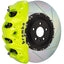 Kies-Motorsports Brembo Brembo 17-23 530i/530i xDrive Fr GT BBK 6Pis Cast 380x34 2pc Rotor Slotted Type1-Fluo. Yellow