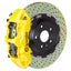 Kies-Motorsports Brembo Brembo 19+ 330i Front GT BBK 6 Piston Cast 380x34 2pc Rotor Drilled-Yellow