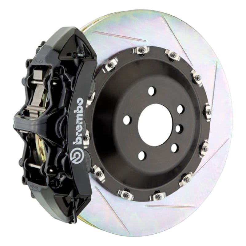 Kies-Motorsports Brembo Brembo 19+ X5 (G05)/20+ X6 Front GT BBK 6 Piston Cast 405x34 2pc Rotor Slotted Type-1-Black