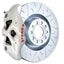 Kies-Motorsports Brembo Brembo 19+ Z4/20+ Supra Front GT BBK 6 Piston Cast 380x34 2pc Rotor Slotted Type3- White