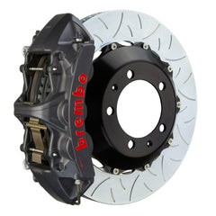 Kies-Motorsports Brembo Brembo 19+ Z4/20+ Supra Front GTS BBK 6 Piston Cast 380x34 2pc Rotor Slotted Type3-Black HA