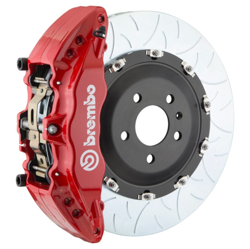 Kies-Motorsports Brembo Brembo 20+ 992 C2S/992 C4S (Excl PSCB/PCCB) Fr GT BBK 6Pis Cast 380x34 2pc Rtr Slot Type3-Red