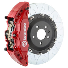 Kies-Motorsports Brembo Brembo 20+ 992 C2S/992 C4S (Excl PSCB/PCCB) Fr GT BBK 6Pis Cast 380x34 2pc Rtr Slot Type3-Red