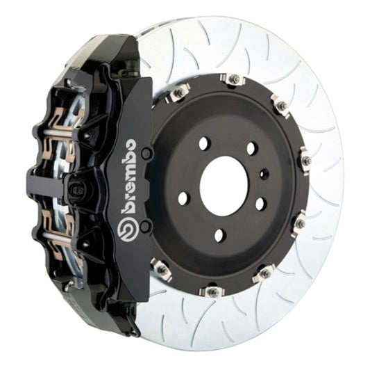 Kies-Motorsports Brembo Brembo 20+ Model Y Front GT BBK 6 Piston Cast 380x34 2pc Rotor Slotted Type-3-Black