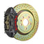 Kies-Motorsports Brembo Brembo 66-89 911S/SC/Carrera Front GTS BBK 4 Piston Cast 323x28 1pc Rotor Drilled-Black HA