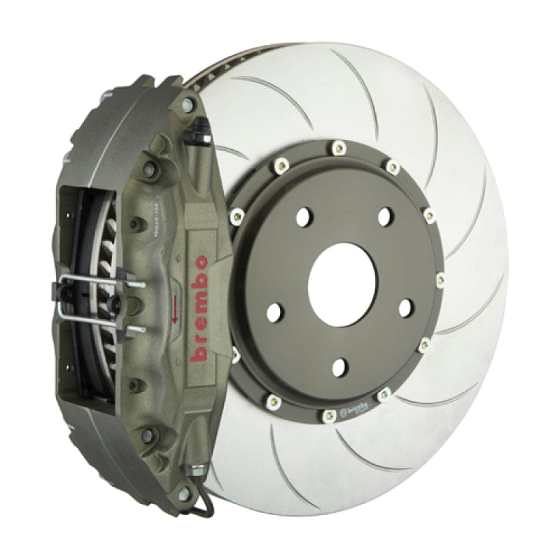 Kies-Motorsports Brembo Brembo 80-89 930 PISTA Front Race BBK 4 Piston Cast 2pc 328 x35x6 4a 2pc Rotor T5-Clear HA