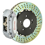 Kies-Motorsports Brembo Brembo 87-91 928 S4/GT Rear GT BBK 4 Piston Cast 2pc 328x28 2pc Rotor Drilled-Silver