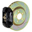 Kies-Motorsports Brembo Brembo 87-91 M3 (E30) Front GT BBK 4 Piston Cast 2pc 330x28 1pc Rotor Slotted Type-1-Black