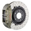 Kies-Motorsports Brembo Brembo 95-98 993 C2/993 C4 PISTA Front Race BBK 4 Piston Cast 2pc 355x32x53a 2pc Rotor T3-Clear HA