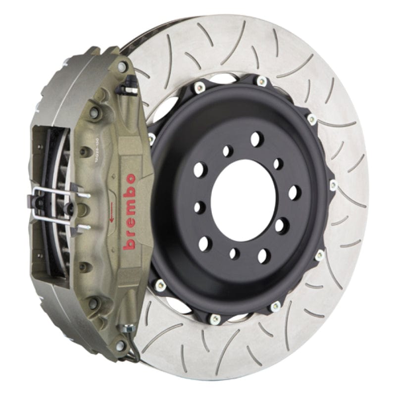 Kies-Motorsports Brembo Brembo 95-99 M3 PISTA Front Race BBK 4 Piston Cast 2pc 355x32x53a 2pc Rotor T3-Clear HA