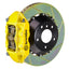 Kies-Motorsports Brembo Brembo 99-04 996 Rear GT BBK 4 Piston Cast 345x28 2pc Rotor Slotted Type1-Yellow