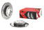 Kies-Motorsports Brembo OE Brembo 2000 BMW 323Ci/99-00 323i/01-06 325Ci Rear Premium Xtra Cross Drilled UV Coated Rotor