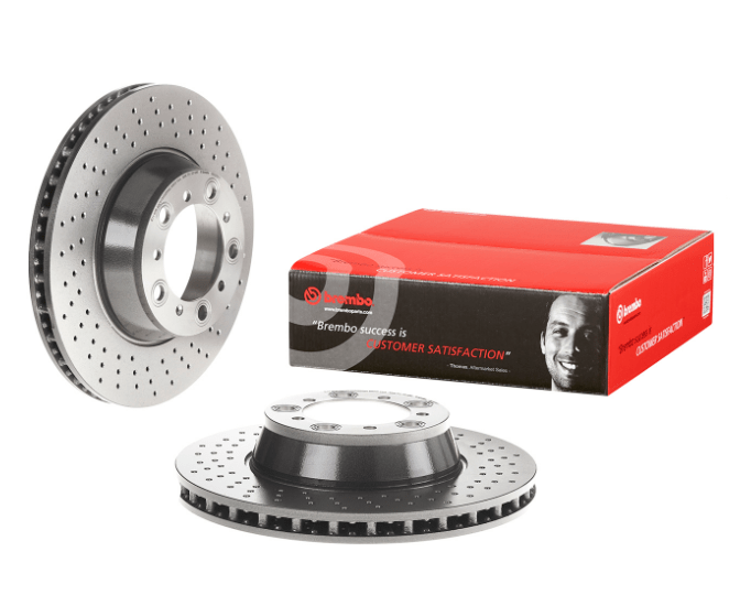 Kies-Motorsports Brembo OE Brembo OE 01-05 Porsche 911 Rear Disc Brake Kit