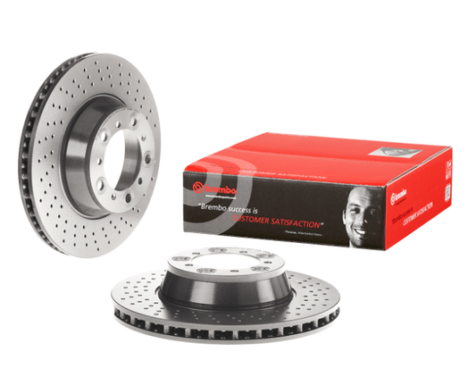 Kies-Motorsports Brembo OE Brembo OE 05-12 Porsche Boxster/06-12 Cayman Rear Disc Brake Kit