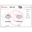 Kies-Motorsports Brembo OE Brembo OE 20-23 BMW M340i/19-23 Z4/20-24 Toyota GR Supra PRIME Ceramic Brake Pad - Rear