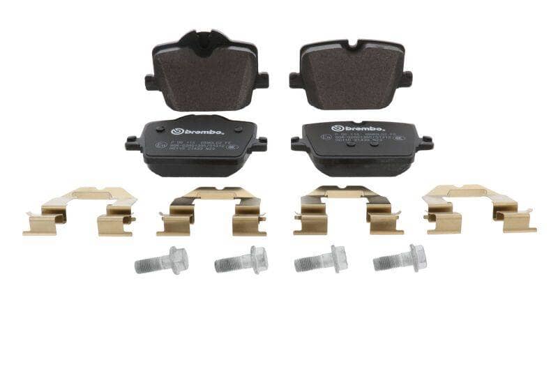 Kies-Motorsports Brembo OE Brembo OE 2022 BMW i4/19-22 Z4/20-22 Toyota GR Supra PRIME Low-Met Brake Pad - Rear