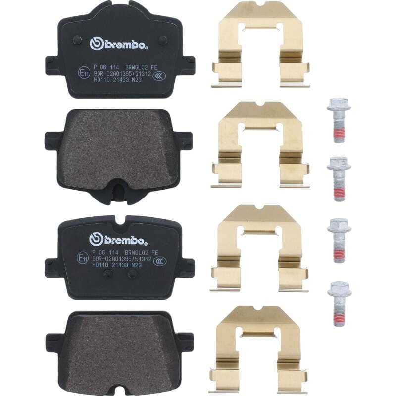 Kies-Motorsports Brembo OE Brembo OE 2022 BMW i4/19-22 Z4/20-22 Toyota GR Supra PRIME Low-Met Brake Pad - Rear