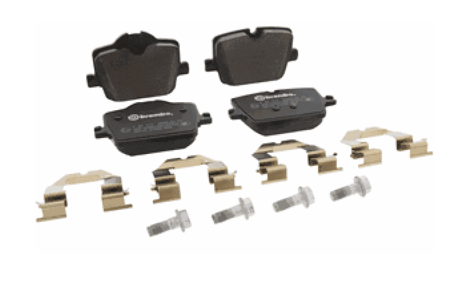 Brembo OE 2022 BMW i4/19-22 Z4/20-22 Toyota GR Supra PRIME Low-Met Brake Pad - Rear Secondary image