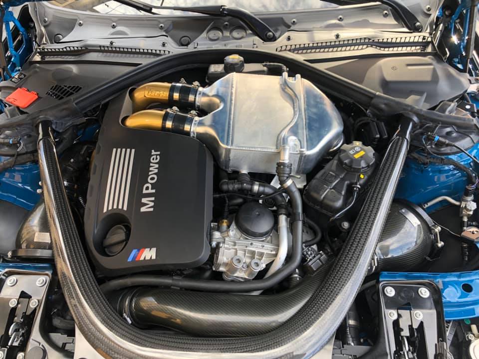 C&R Racing BMW M4 F82 87mm Water Intercooler – OEM Replacement – Larger Header Secondary image