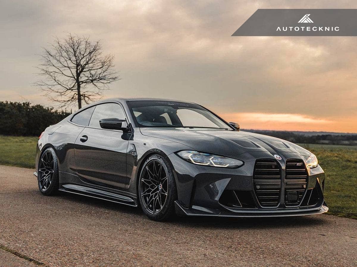 OPEN BOX - AutoTecknic Dry Carbon Competition Sport Front Aero Lip - G80 M3 | G82/ G83 M4 (LIKE NEW) Secondary image
