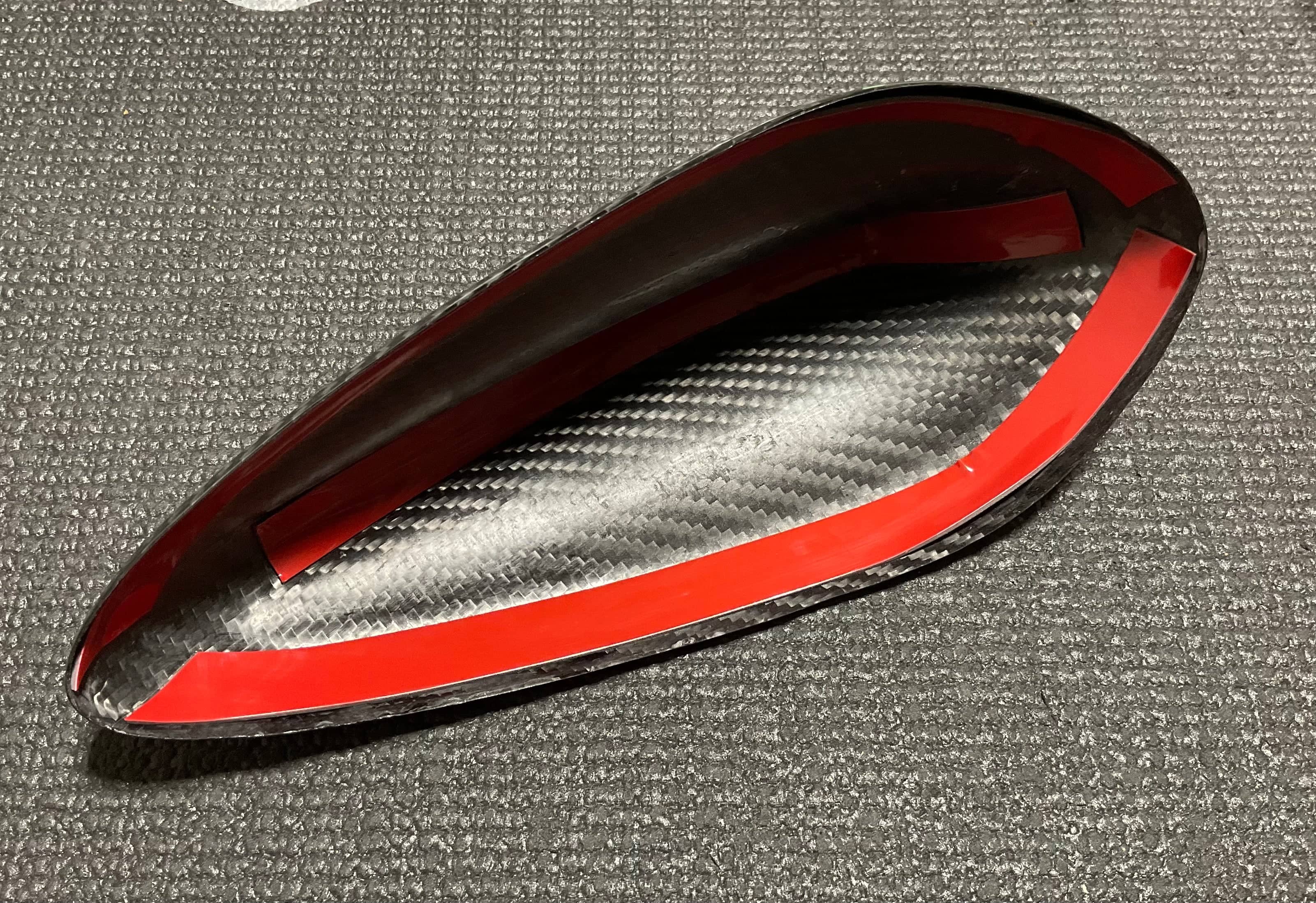 Kies-Motorsports Clearance OPEN BOX - Kies Motorsports F/G Series 2x2 Carbon Fiber Shark Fin Antennae Cover