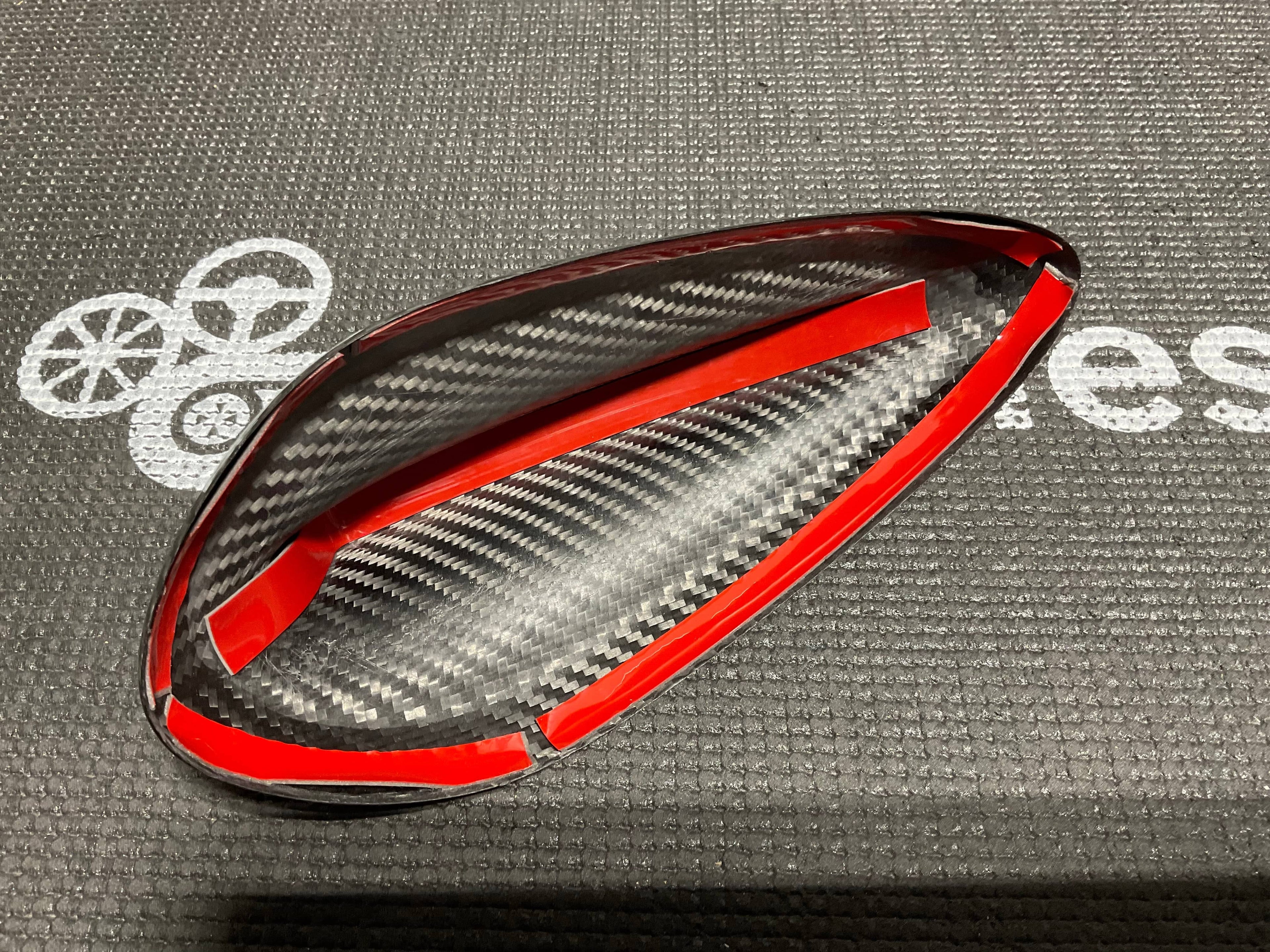 Kies-Motorsports Clearance OPEN BOX - Kies Motorsports F/G Series 2x2 Carbon Fiber Shark Fin Antennae Cover