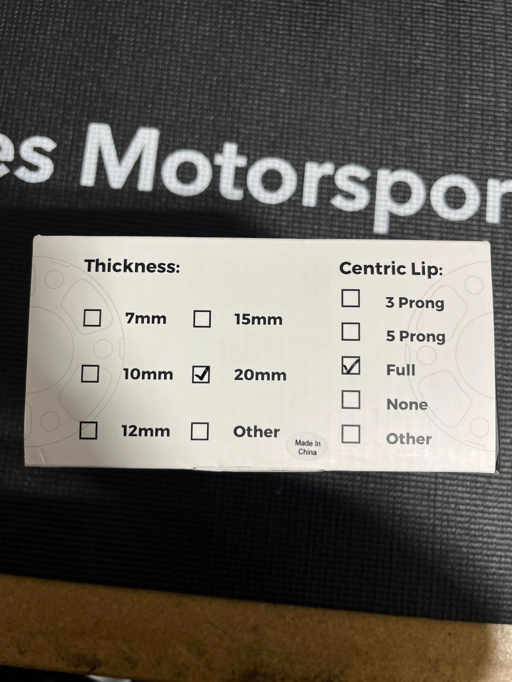 Kies-Motorsports Clearance OPEN BOX - Kies Porsche Wheel Spacer (FULL - 20MM) - Set of 2