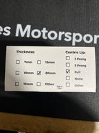 Kies-Motorsports Clearance OPEN BOX - Kies Porsche Wheel Spacer (FULL - 20MM) - Set of 2