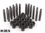 Kies-Motorsports Clearance OPEN BOX - Motorsport Hardware 5-Lug (12 x 1.5 Thread) 78mm Black Race Stud Kit (BMW E Series)
