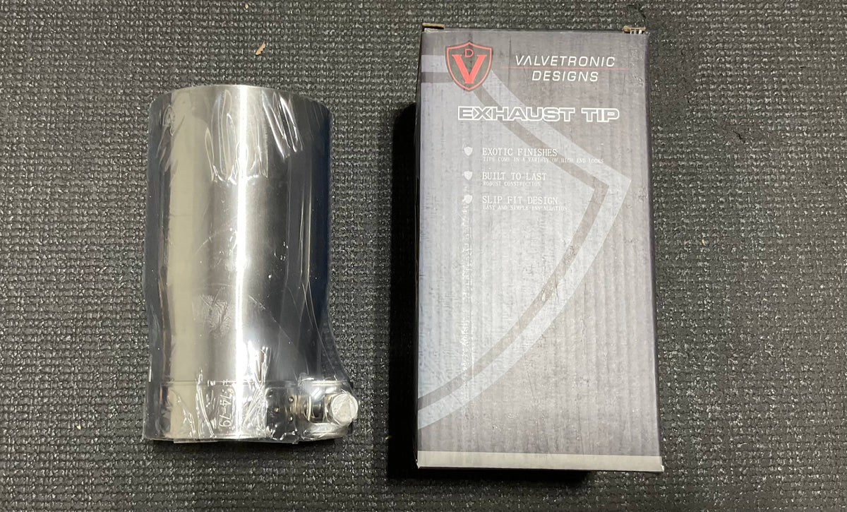 Kies-Motorsports Clearance OPEN BOX - Valvetronic Designs Exhaust Tips (Set of 4) - Inlet Size 3.0/76MM