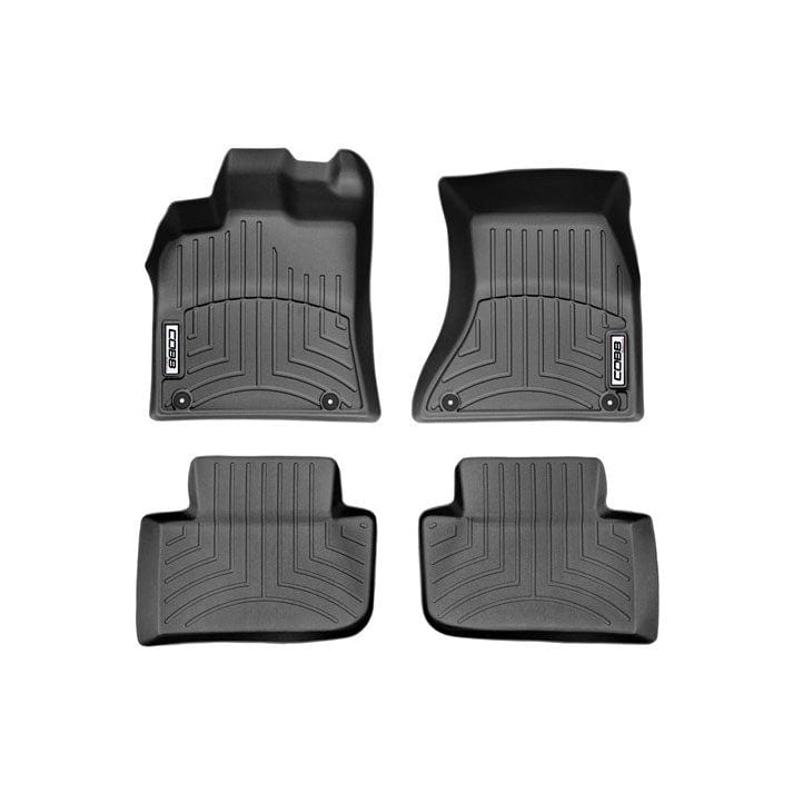 Kies-Motorsports COBB COBB 15-17 Porsche Macan S / Turbo / GTS Front and Rear FloorLiner by WeatherTech - Black